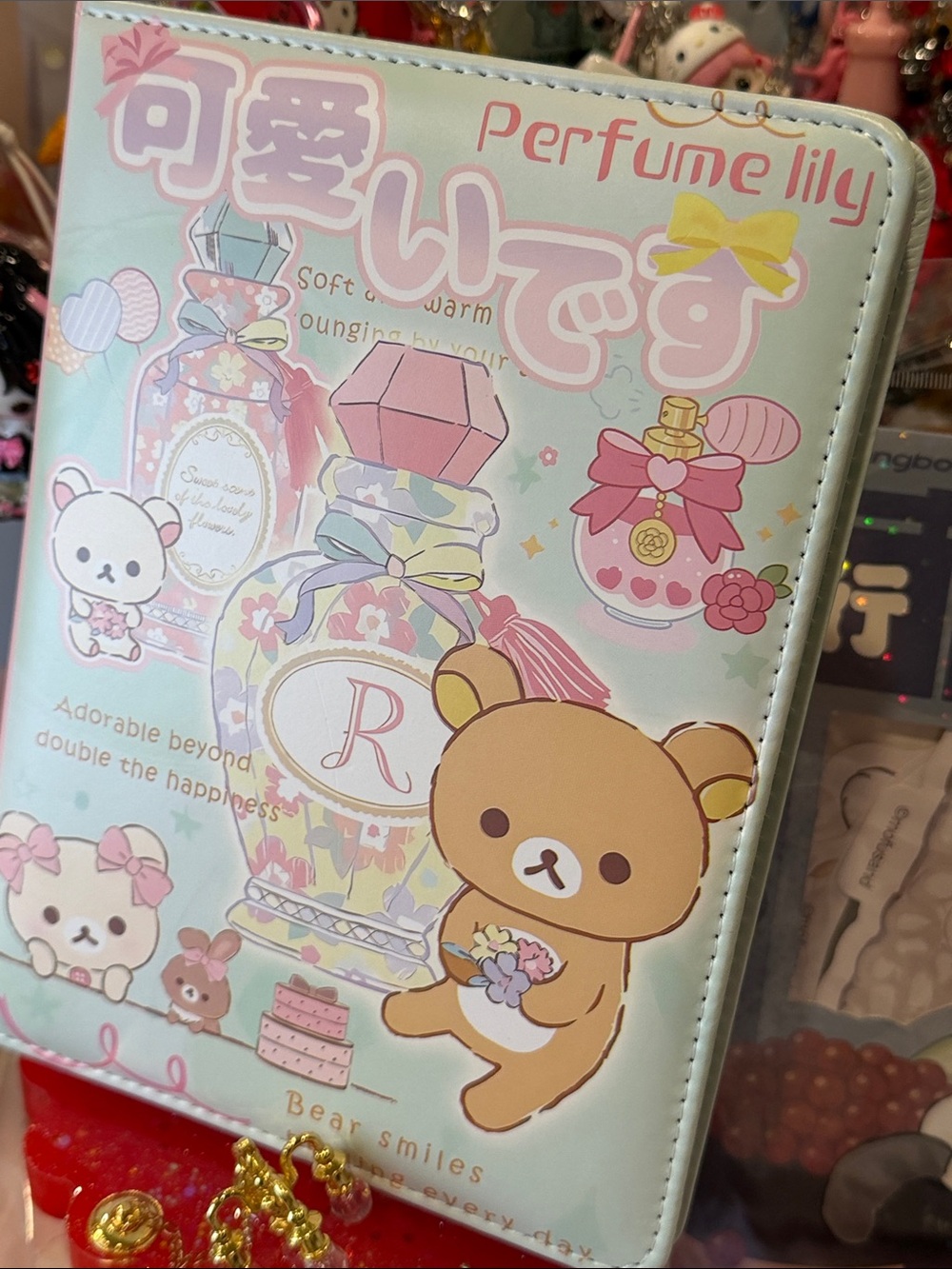 Rilakkuma padded notebook.